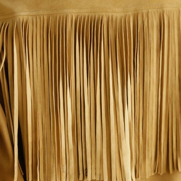 Vintage Deerskin Waterfall Front Fringe Jacket - Picture 12 of 15